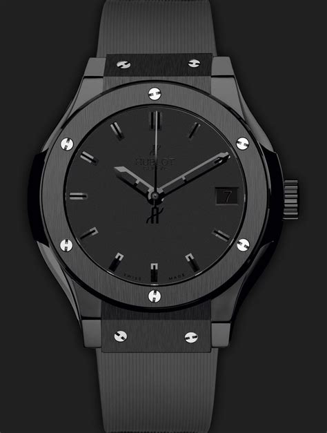 hublot all black classic fusion